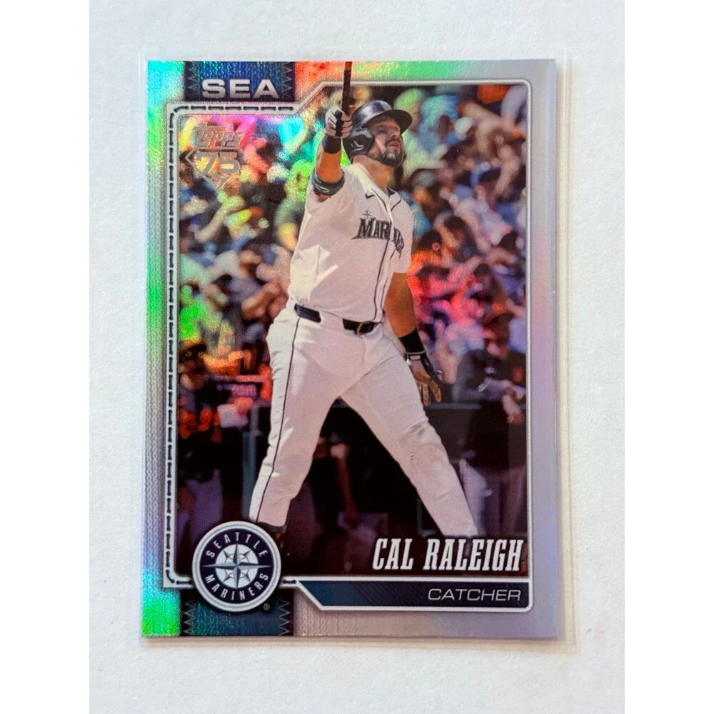 2026 Topps Series 1 Foilboard #140 Cal Raleigh Mariners